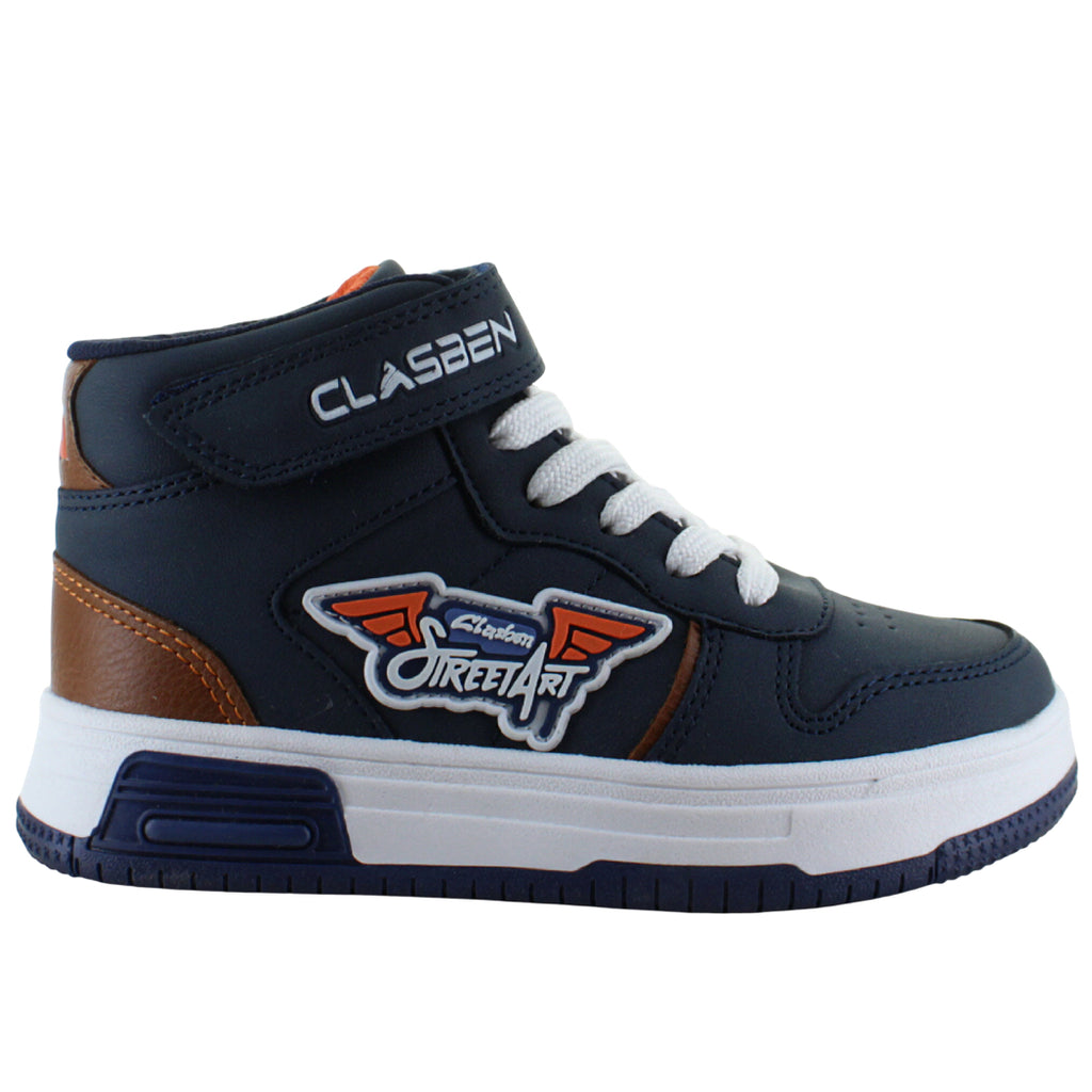 CLASBEN TENIS BOTA URBANO MODA CONFORT CONTACTEL NIÑO 94046