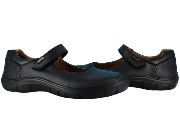 COQUETA ZAPATO BALERINA ESCOLAR MODA FORMAL PIEL MUJER 94095
