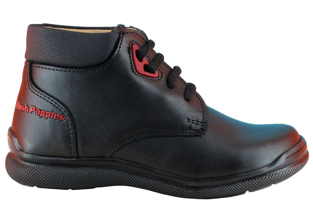HUSH PUPPIES ZAPATO BOTA VESTIR MODA ESCOLAR PIEL NIÑO 94196