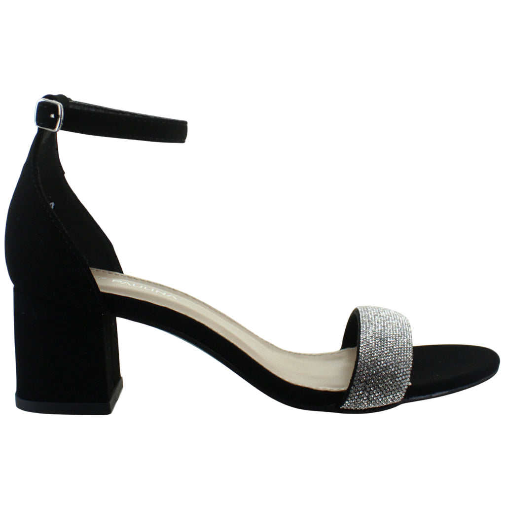 LADY PAULINA SANDALIA TACON ANCHO MODA ELEGANTE MUJER 94346