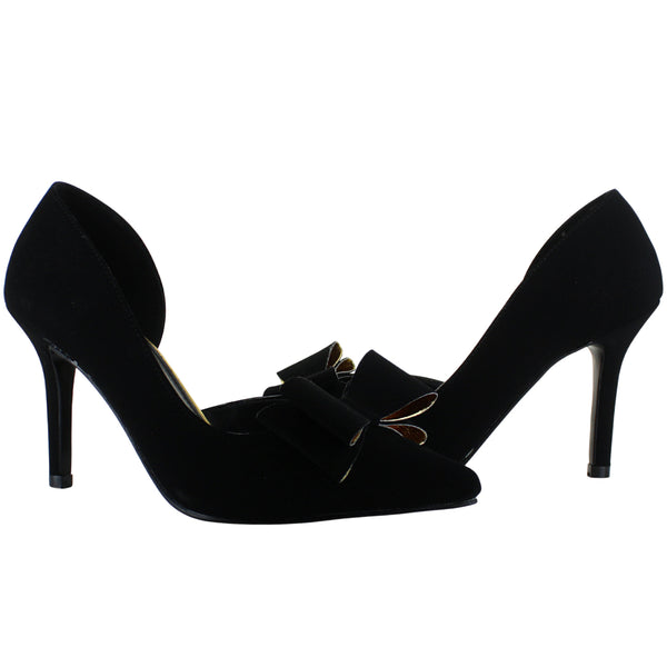 LADY PAULINA ZAPATILLA TACON MODA ELEGANTE MOÑO MUJER 94347