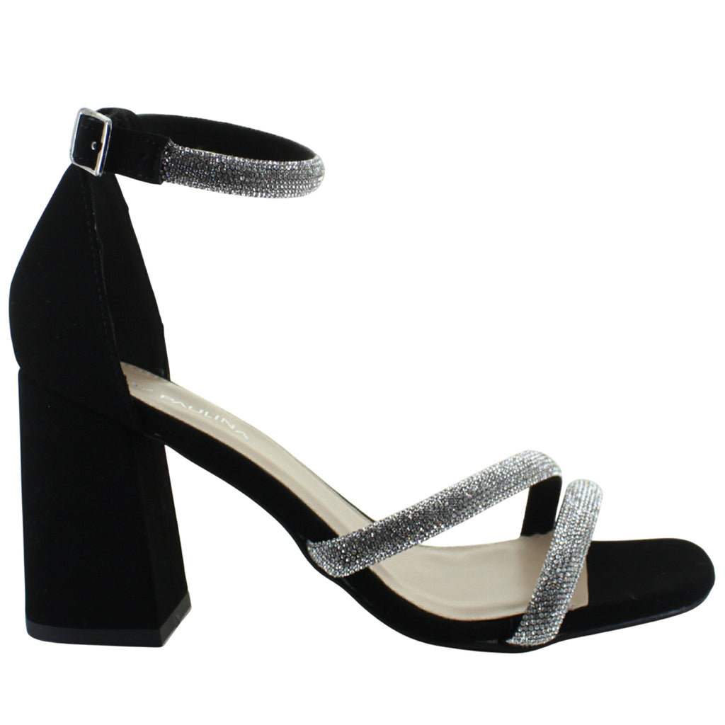 LADY PAULINA SANDALIA TACON ANCHO MODA ELEGANTE MUJER 94348