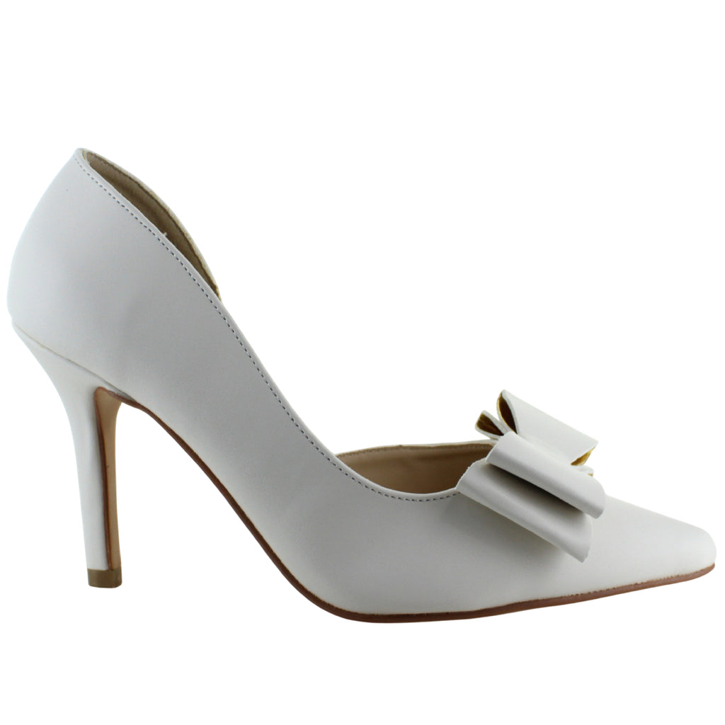 LADY PAULINA ZAPATILLA TACON MODA ELEGANTE MOÑO MUJER 94350