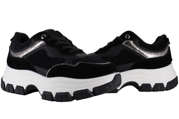 PERUGIA TENIS SNEAKERS URBANO MODA CASUAL SPORT MUJER 94511