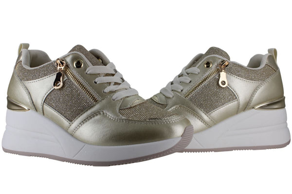 PERUGIA TENIS URBANO PLATAFORMA CUÑA MODA CASUAL MUJER 94513