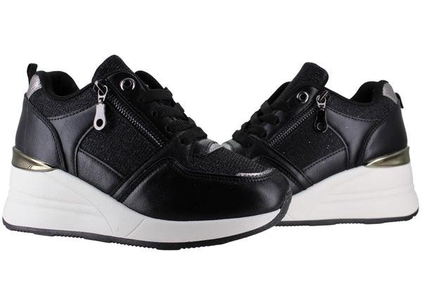 PERUGIA TENIS URBANO PLATAFORMA CUÑA MODA CASUAL MUJER 94515