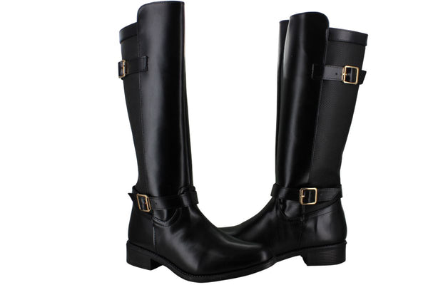 FUSION BOTA CAMPERA ALTA MODA ELEGANTE HEBILLAS MUJER 94619