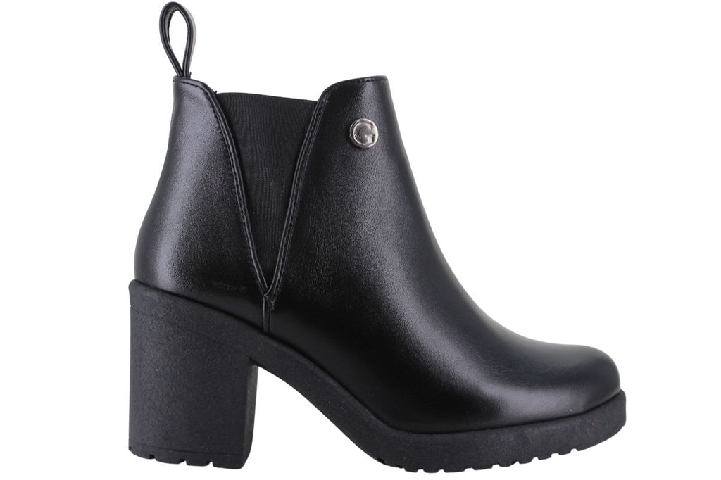 GIO BOTIN TACON ANCHO VESTIR MODA ELEGANTE LISO MUJER 94636