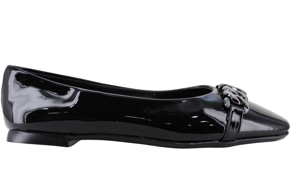 MUTANTE ZAPATO BALERINA FLAT MODA FIESTA CADENA MUJER 94654