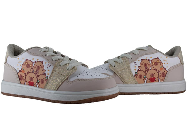 VAVITO TENIS SNEAKERS CASUAL MODA SPORT CAPIBARAS NIÑA 94726