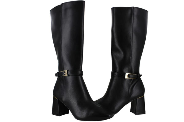LADY PAULINA BOTA ALTA TACON ANCHO MODA ELEGANTE MUJER 94742