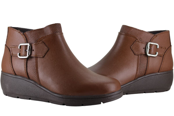 EPIDEMIA BOTIN CASUAL ELEGANTE CUÑA HEBILLA PIEL MUJER 94797