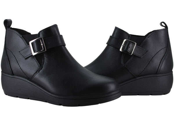 EPIDEMIA BOTIN CASUAL ELEGANTE CUÑA HEBILLA PIEL MUJER 94798