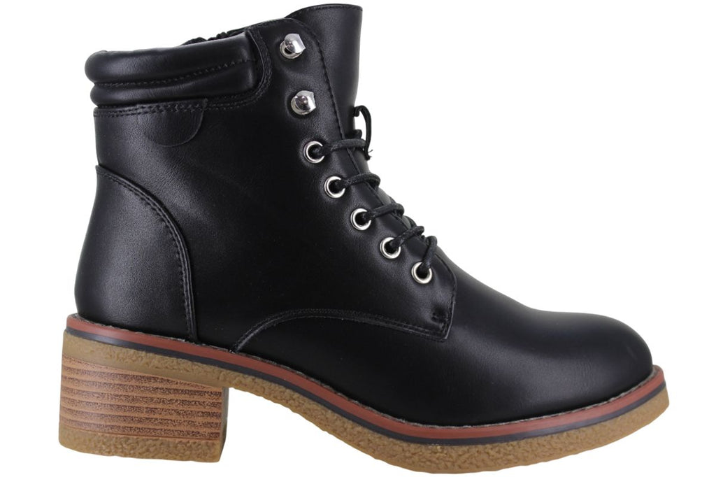 PERUGIA BOTA TACON MILITAR OUTDOOR MODA ELEGANTE MUJER 94843