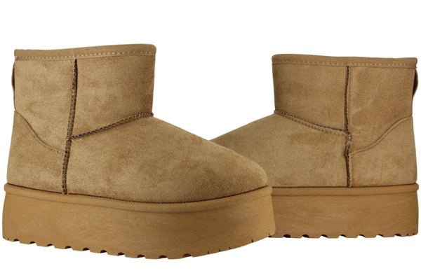 PERUGIA BOTA URBANA MODA FRIO INVIERNO AFELPADA MUJER 94844