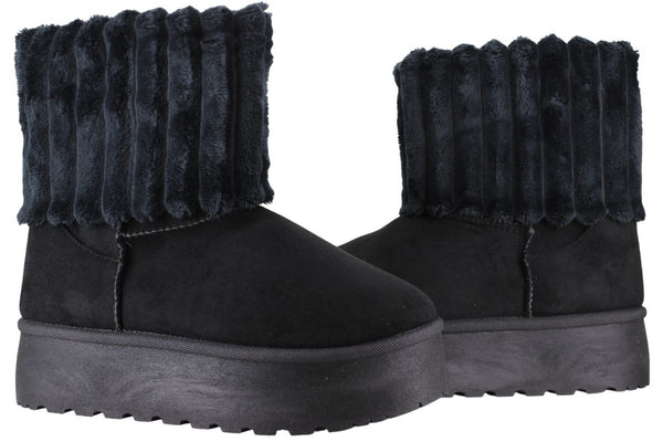 PERUGIA BOTA URBANA MODA FRIO INVIERNO AFELPADA MUJER 94845