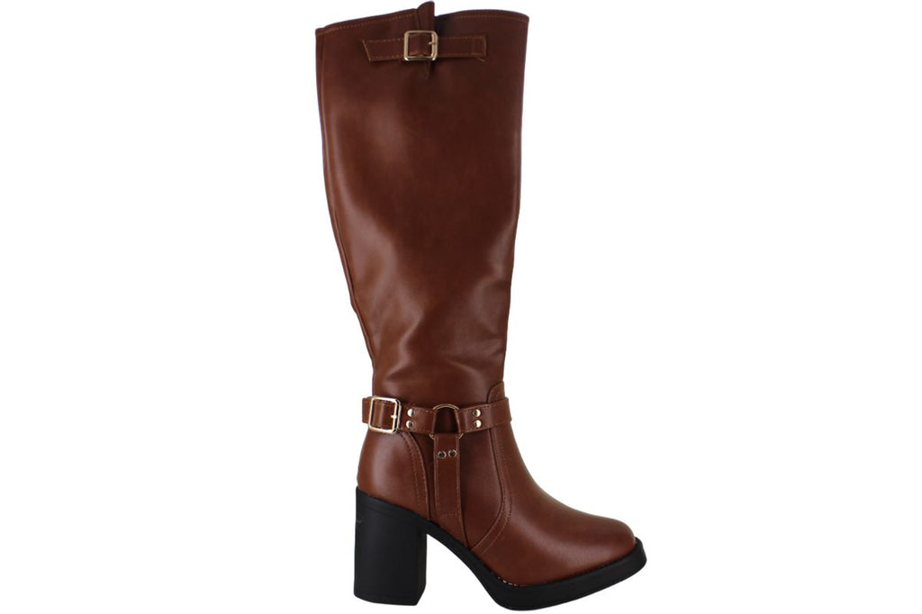 PERUGIA BOTA CAMPERA TACON ALTO MODA ELEGANTE MUJER 94846