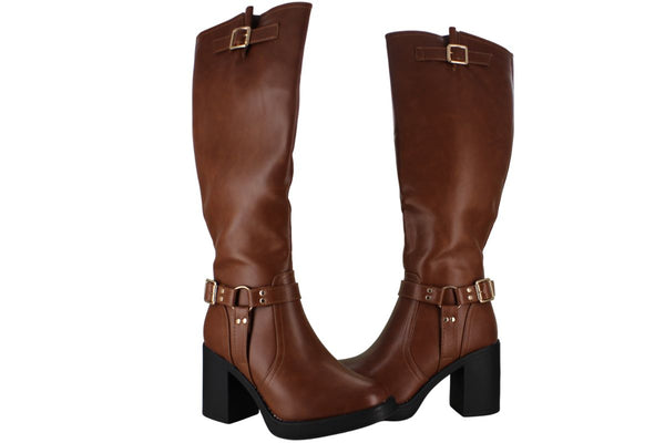 PERUGIA BOTA CAMPERA TACON ALTO MODA ELEGANTE MUJER 94846