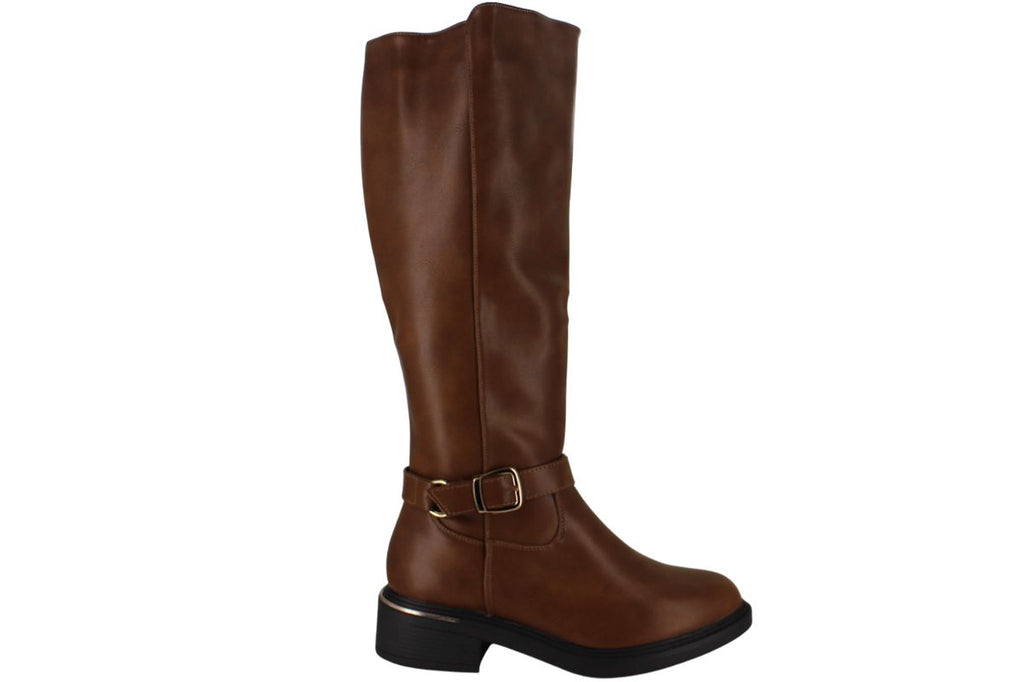 PERUGIA BOTA CAMPERA ALTA MODA ELEGANTE HEBILLA MUJER 94855