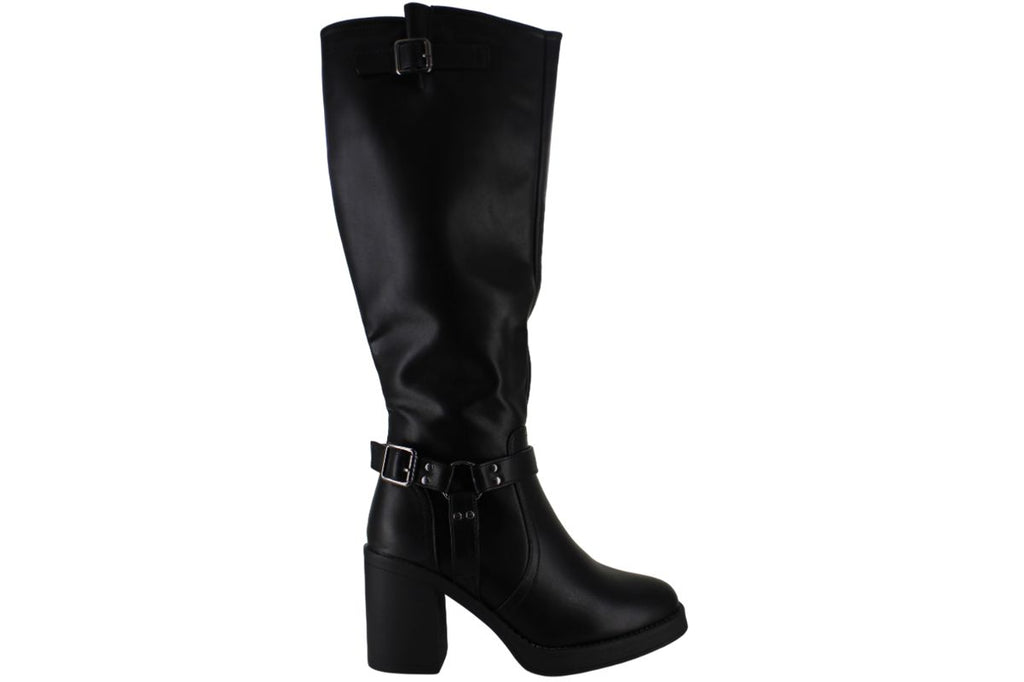 PERUGIA BOTA CAMPERA ALTA MODA ELEGANTE CINTURON MUJER 94856