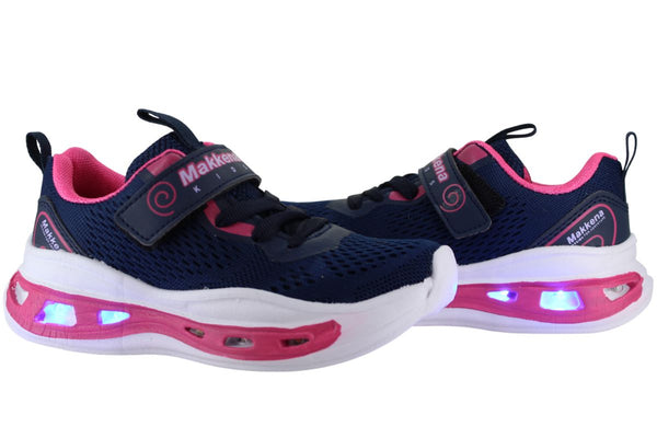 MAKKENA TENIS SNEAKERS URBANO LUCES MODA SPORT NIÑAS 95038