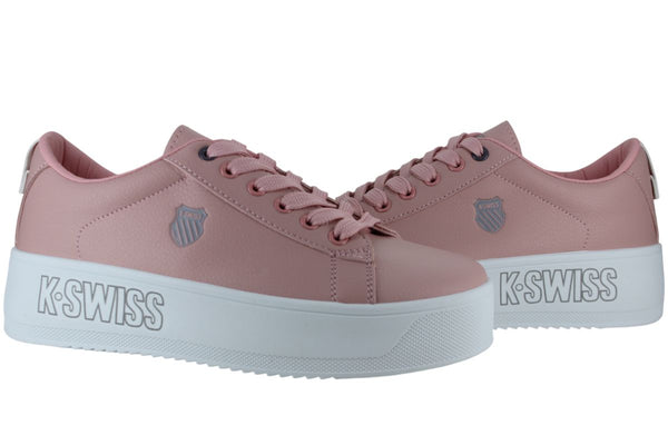 K-SWISS TENIS SNEAKERS PLATAFORMA MODA CASUAL MUJER 95054