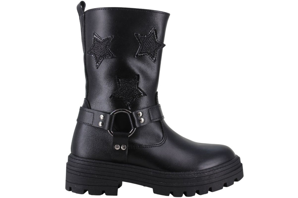 BAMBINO BOTA URBANO CAMPERA MODA BIKER TUBO STARS NIÑA 95158