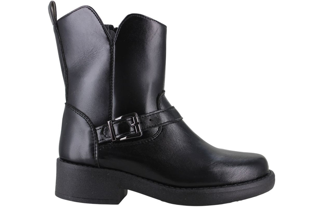 BAMBINO BOTIN VAQUERO TACON MODA ELEGANTE LISO MUJER 95299