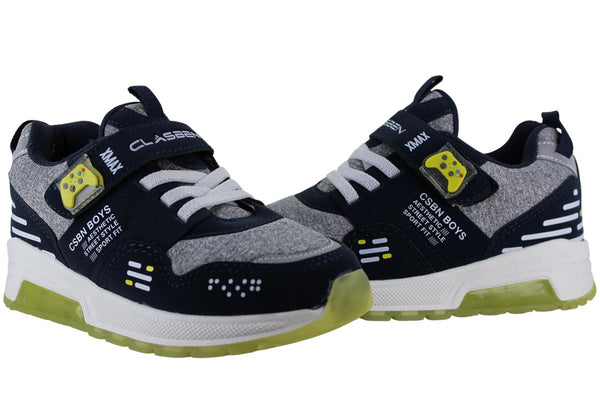 CLASBEN TENIS SNEAKERS MODA SPORT CASUAL GAMING NIÑO 95485