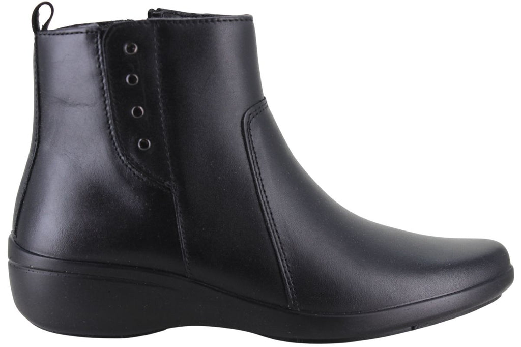 FLEXI TENIS BOTIN CUÑA URBANO LISO CONFORT PIEL MUJER 95503