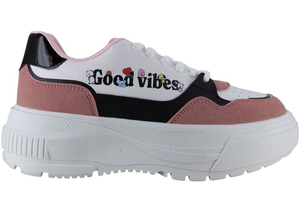 REEDITION TENIS SNEAKERS URBANO MODA CASUAL BT21 MUJER 95555