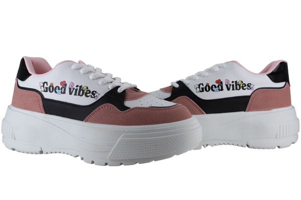 REEDITION TENIS SNEAKERS URBANO MODA CASUAL BT21 MUJER 95555