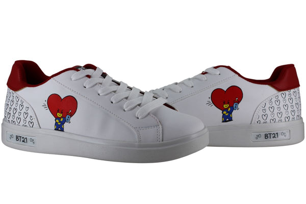 REEDITION TENIS SNEAKERS URBANO MODA CASUAL BT21 NIÑA 95559