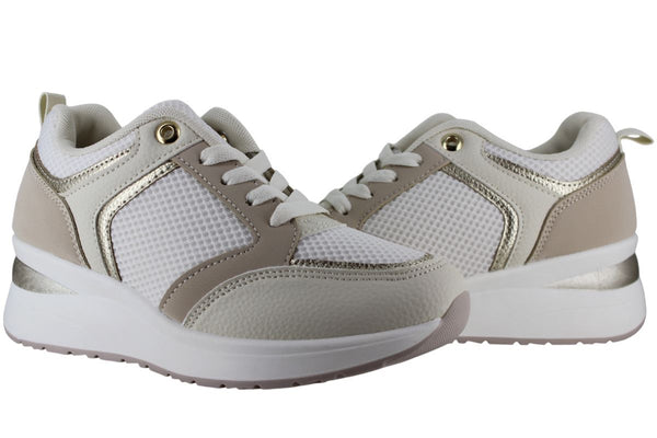 PERUGIA TENIS SNEAKERS URBANO CUÑA CASUAL SPORT MUJER 95746
