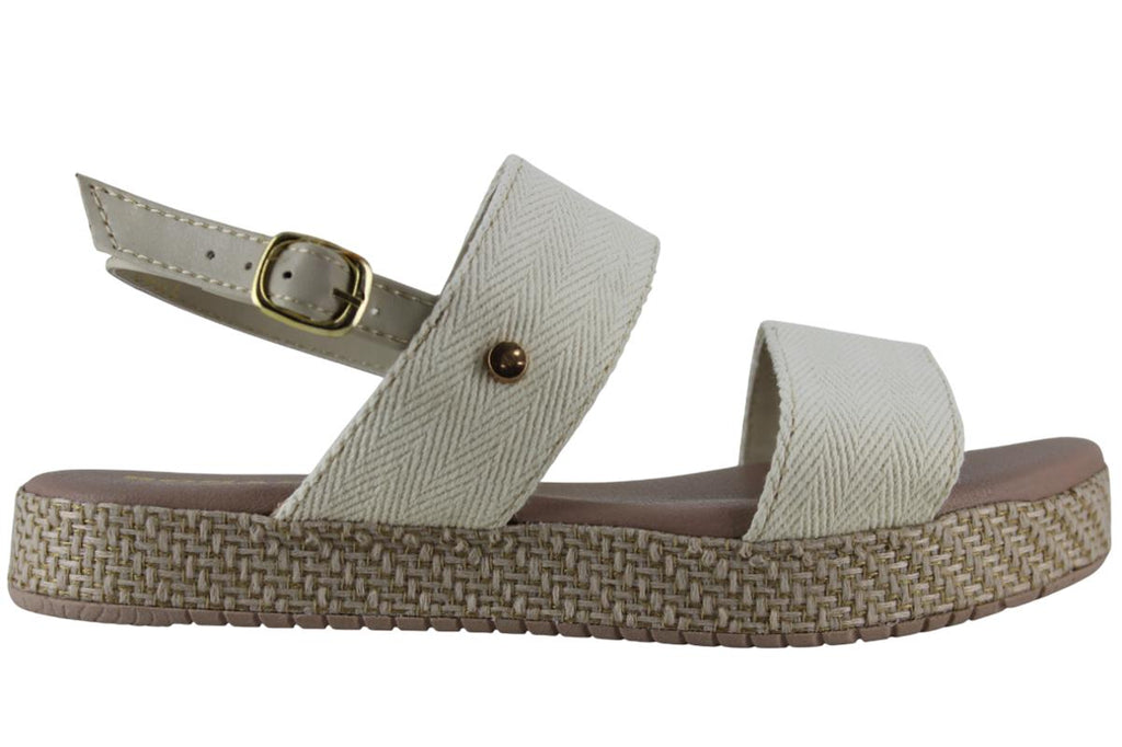 RONASSI SANDALIA HUARACHE MODA ALPARGATA HEBILLA MUJER 95856