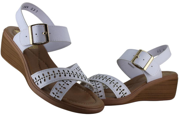 MAXIM SANDALIA PLATAFORMA CUÑA CASUAL ELEGANTE MUJER 95865