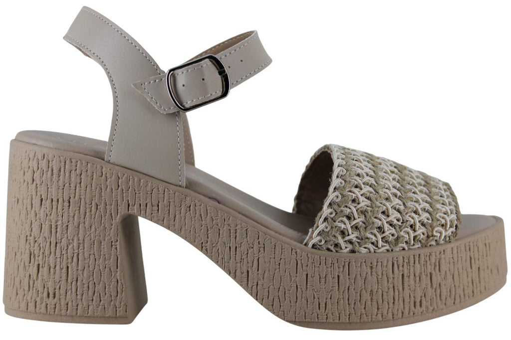 VITALIA SANDALIA TACON ANCHO PLATAFORMA ELEGANTE MUJER 95869