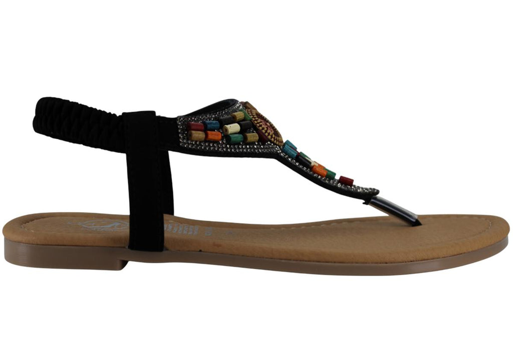 JOZA SANDALIA FLIP FLOP CASUAL ELEGANTE BRILLOS MUJER 95876