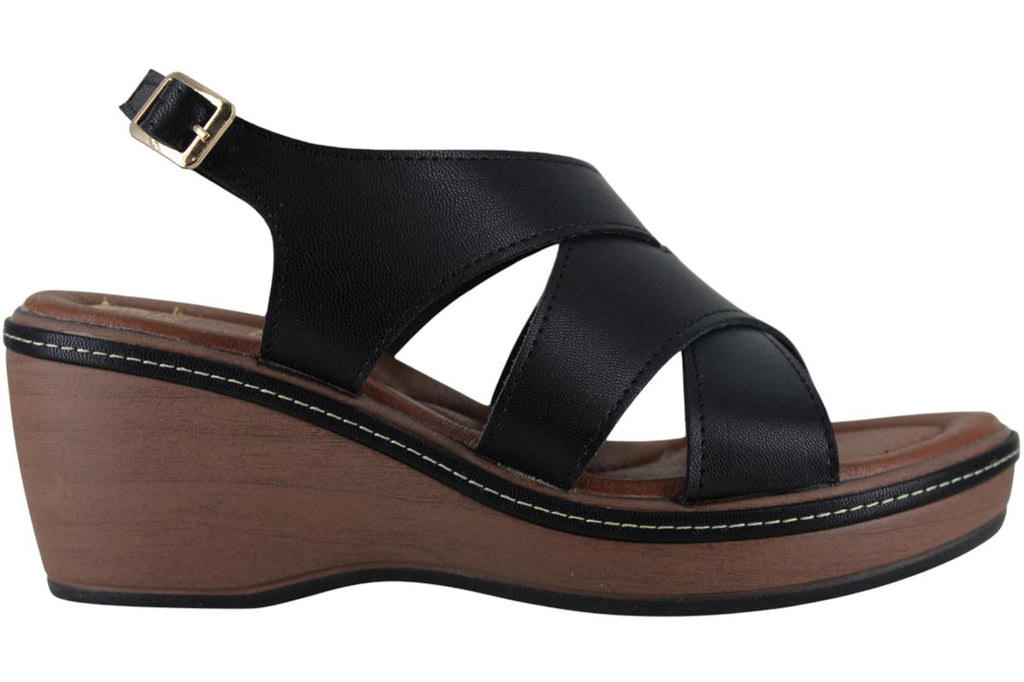 MAXIM SANDALIA PLATAFORMA CUÑA CASUAL HEBILLA MUJER 95880