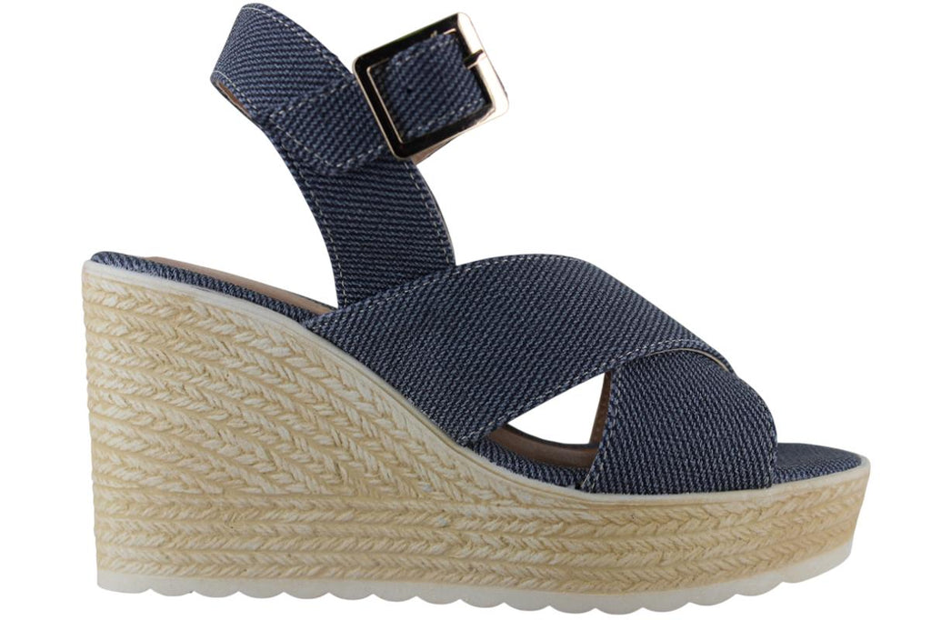 BEEN CLASS SANDALIA PLATAFORMA MODA ALPARGATA MUJER 95916