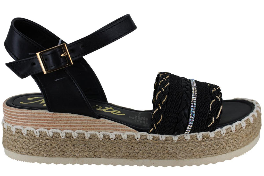 MUTANTE SANDALIA PLATAFORMA MODA ELEGANTE YUTE MUJER 95946