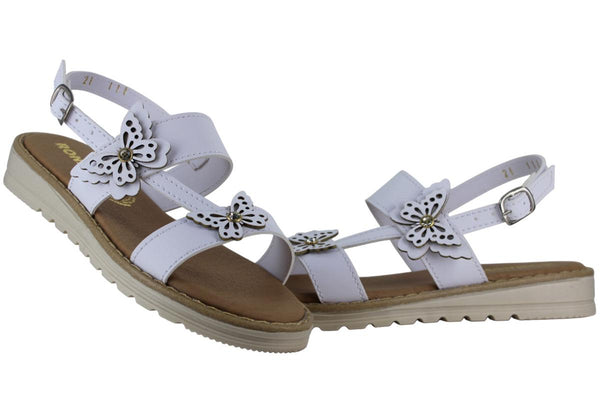 RONASSI SANDALIA HUARACHE CASUAL MARIPOSA HEBILLA NIÑA 96060