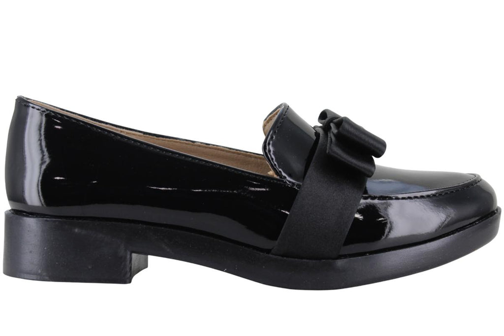 MARIA ITZEL MOCASIN FLAT MODA FORMAL CHAROL MOÑO MUJER 96098