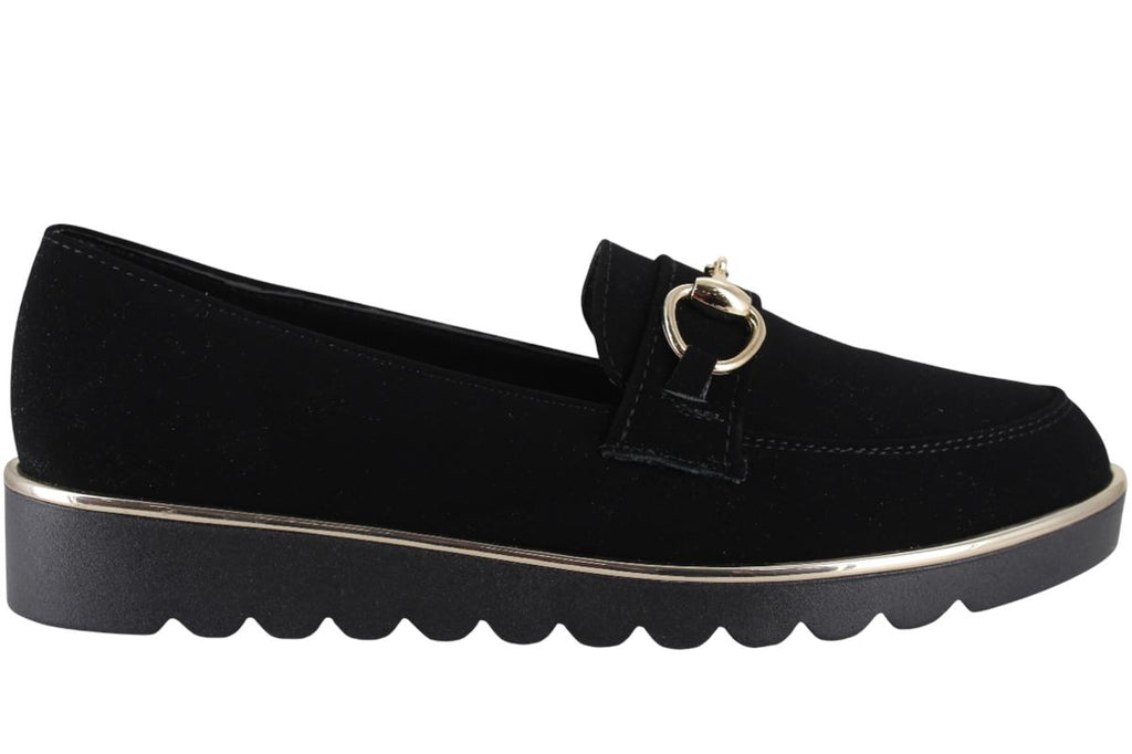 MAXIM MOCASIN FLAT MODA VESTIR ELEGANTE HEBILLA MUJER 96110