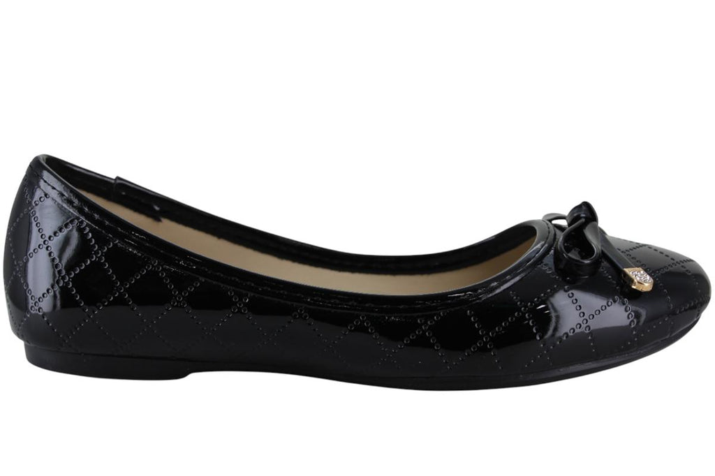 MAXIM BALERINA FLAT MODA VESTIR ELEGANTE CHAROL MUJER 96112