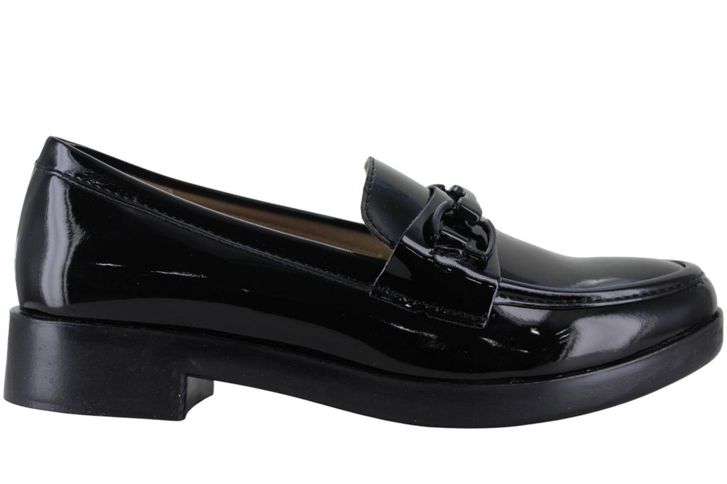 MARIA ITZEL MOCASIN FLAT MODA FORMAL CHAROL MOÑO MUJER 96113