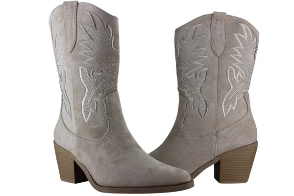 PERUGIA BOTA VAQUERA TACON ANCHO FIESTA CASUAL MUJER 96142