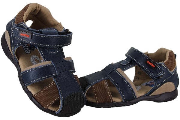 AUDAZ SANDALIA HUARACHE CERRADO AJUSTABLE BROCHE NIÑO 96185