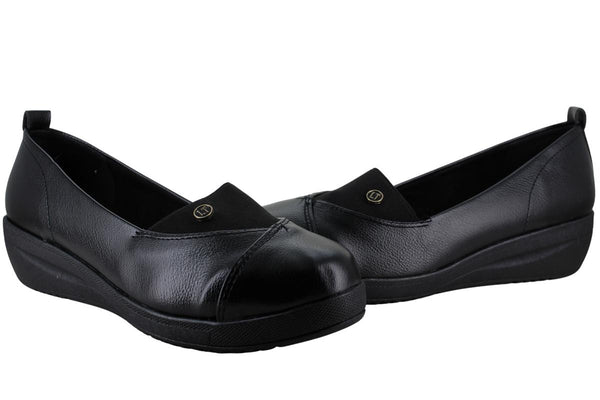 LADY ONE ZAPATO MOCASIN CUÑA MODA FORMAL CONFORT MUJER 96239
