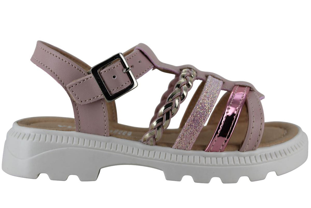YUYIN SANDALIA HUARACHE BRILLOS CASUAL HEBILLA NIÑA 96247